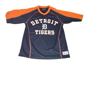 Genuine Merchandise Navy and Orange Detroit Tigers Jersey